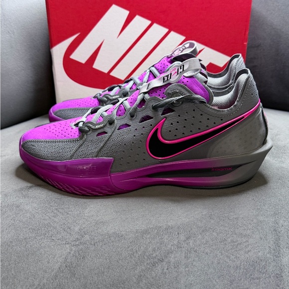 Nike Air Zoom G.T. Cut 3 Basketball Shoes Smoke Grey DV2913-006 Men's Size 9 - Picture 6 of 6